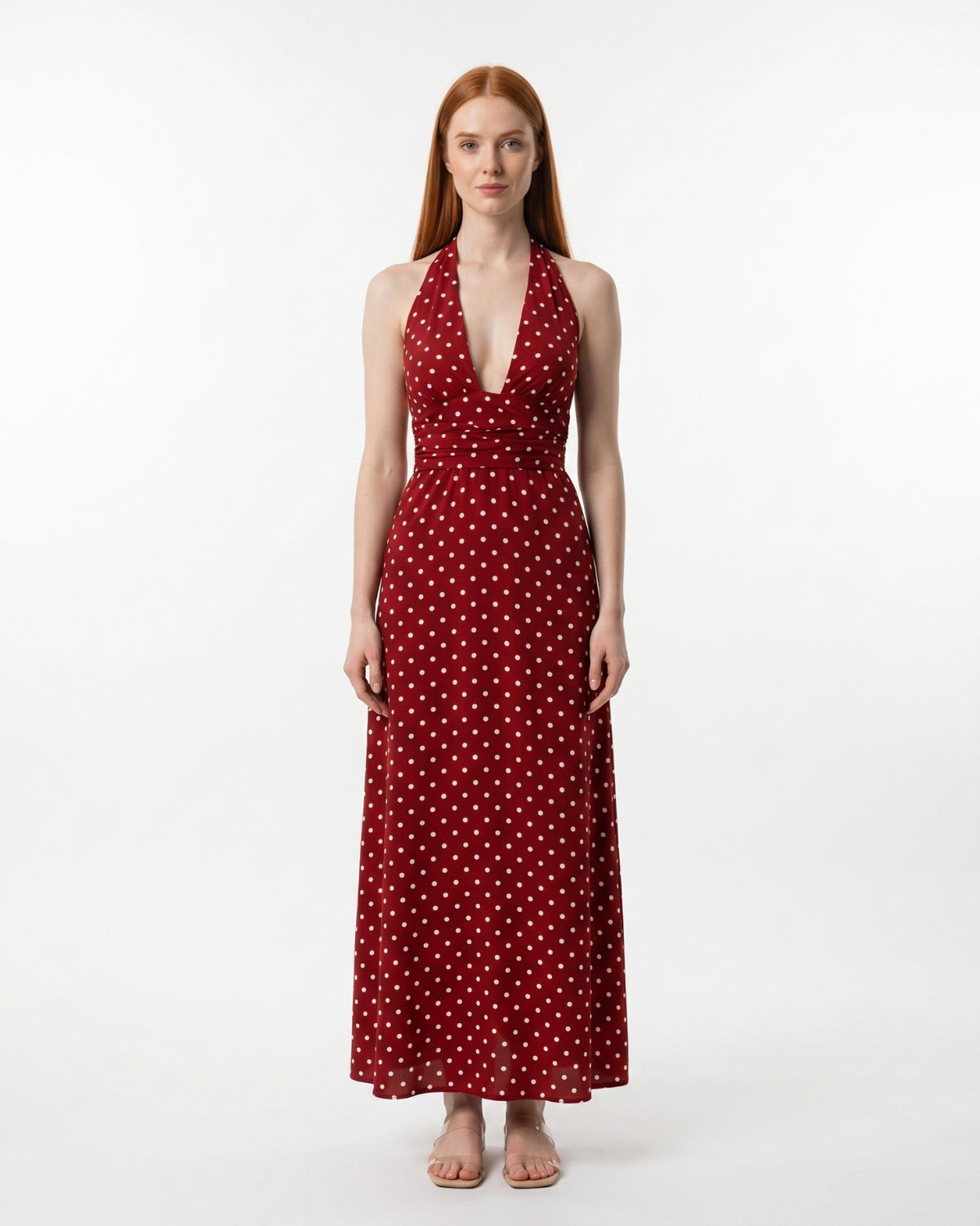 Fiammetta Maxi Dress - Red