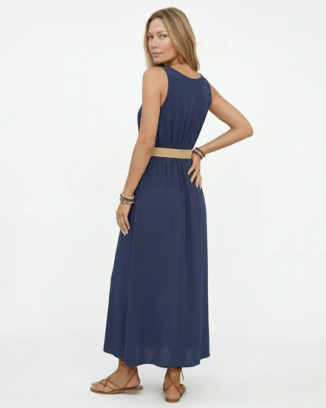 Silvana Maxi Dress - Navy