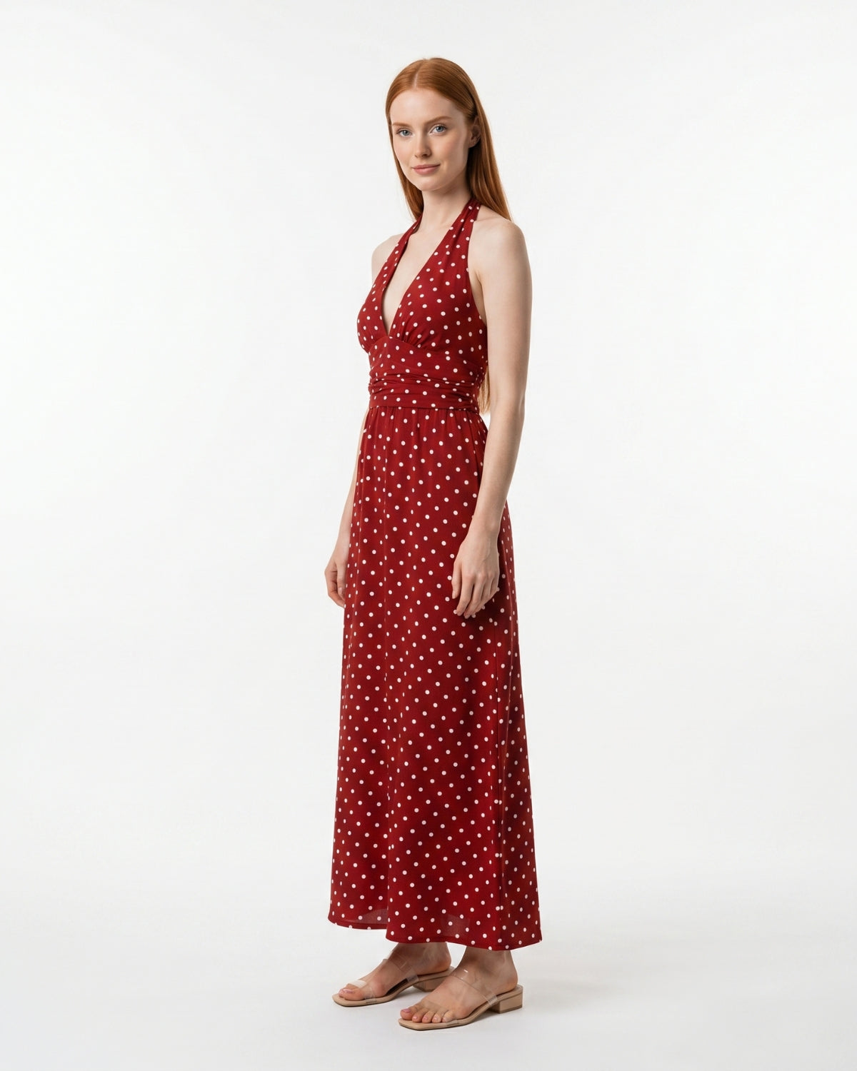 Fiammetta Maxi Dress - Red