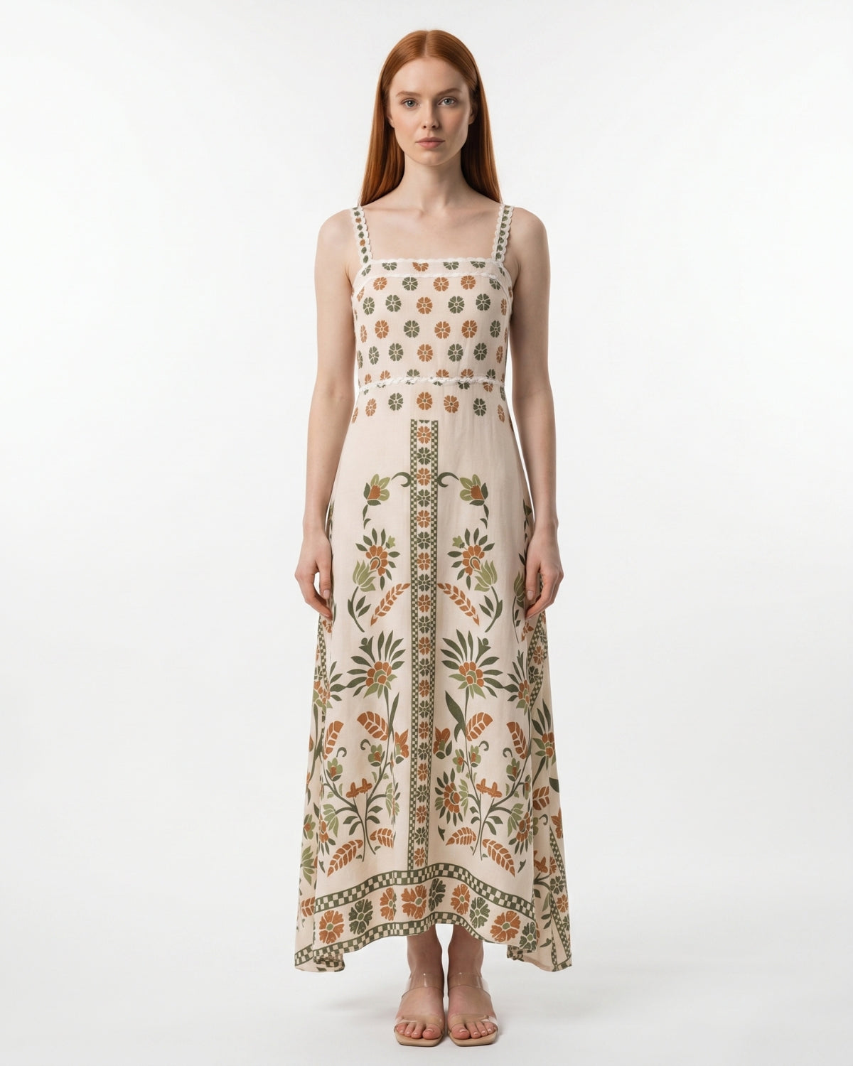 Domitilla Maxi Dress - Olive