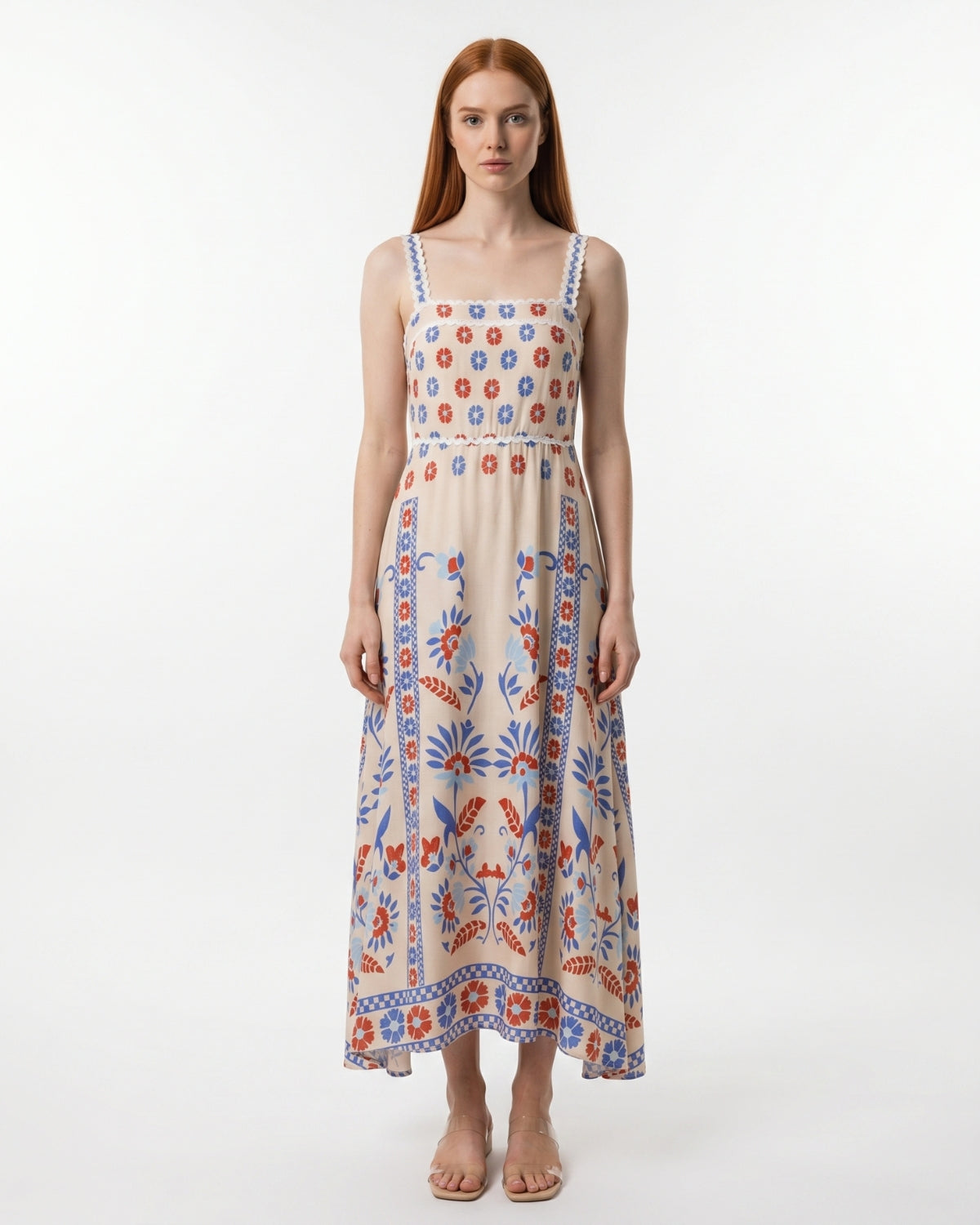 Domitilla Maxi Dress - Blue