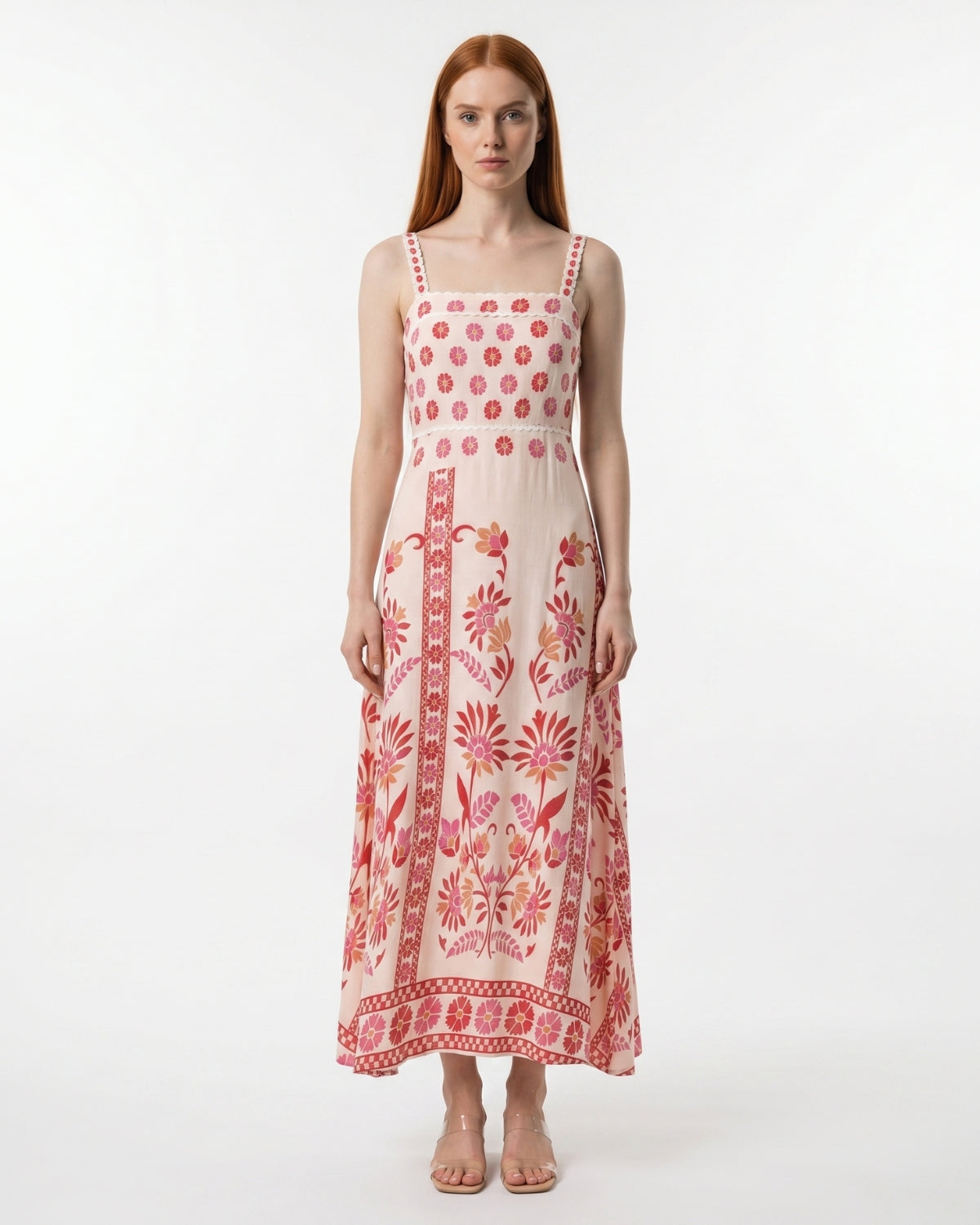 Domitilla Maxi Dress - Pink