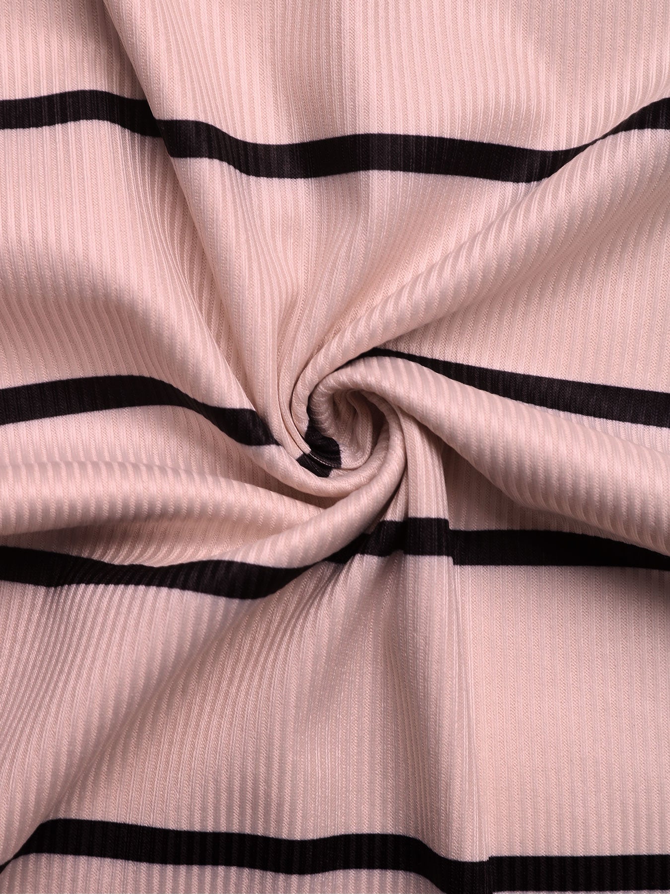 Pink Stripe One Shoulder Rosette Bodycon Midi Dress