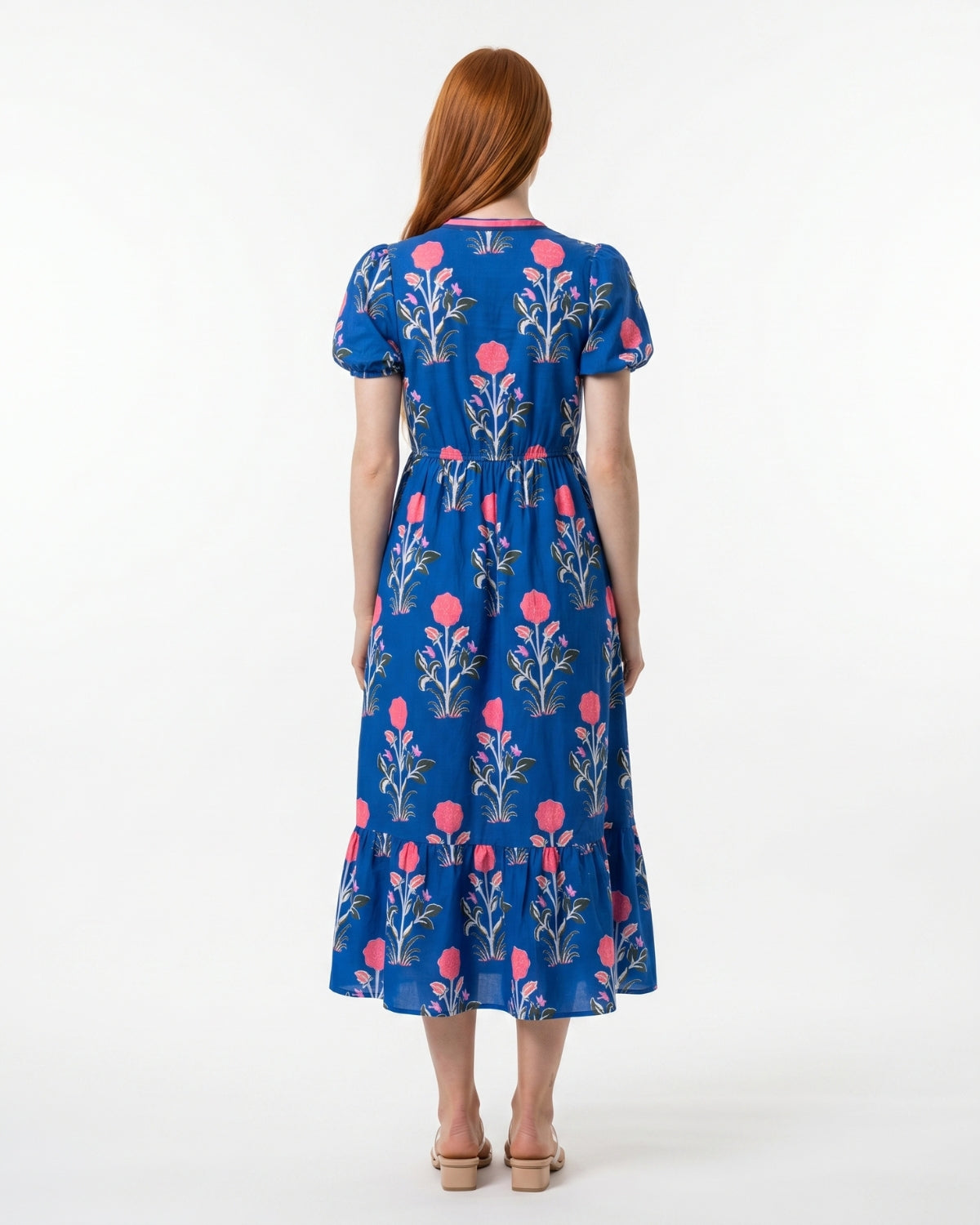Giacinta Midi Dress - Cobalt Blue