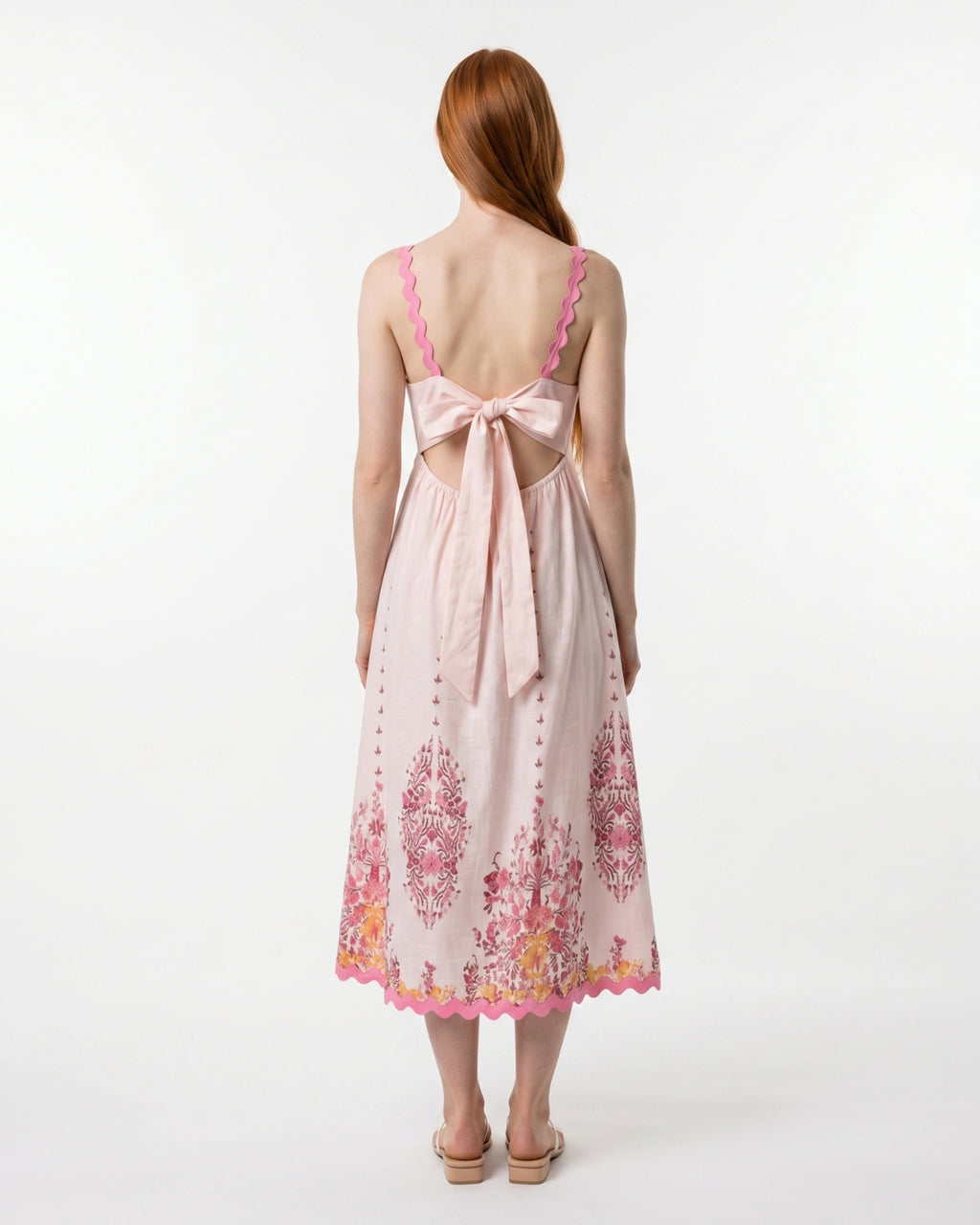 Cornelia Midi Dress - Pink