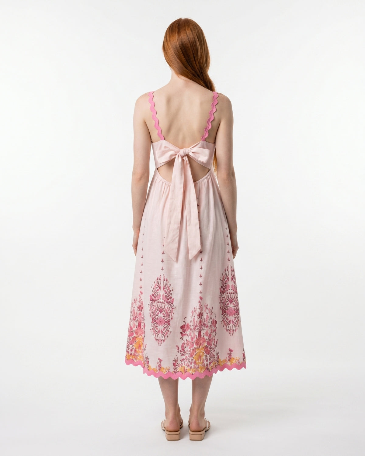 Cornelia Midi Dress - Pink