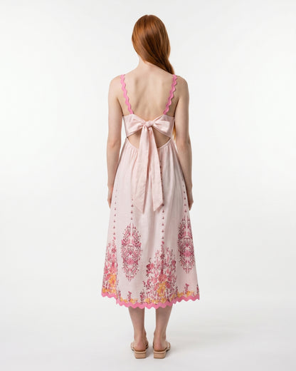 Cornelia Midi Dress - Pink