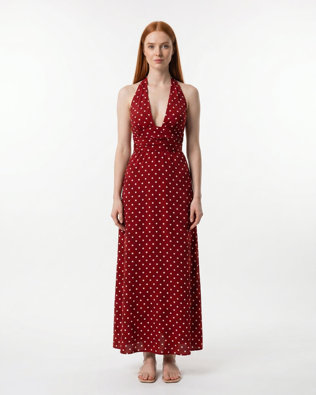 Fiammetta Maxi Dress - Red