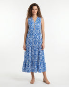 Gemma Midi Dress - Blue