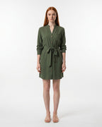 Tullia Mini Dress - Olive Green