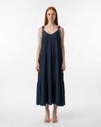 Nerina Midi Dress - Navy Blue