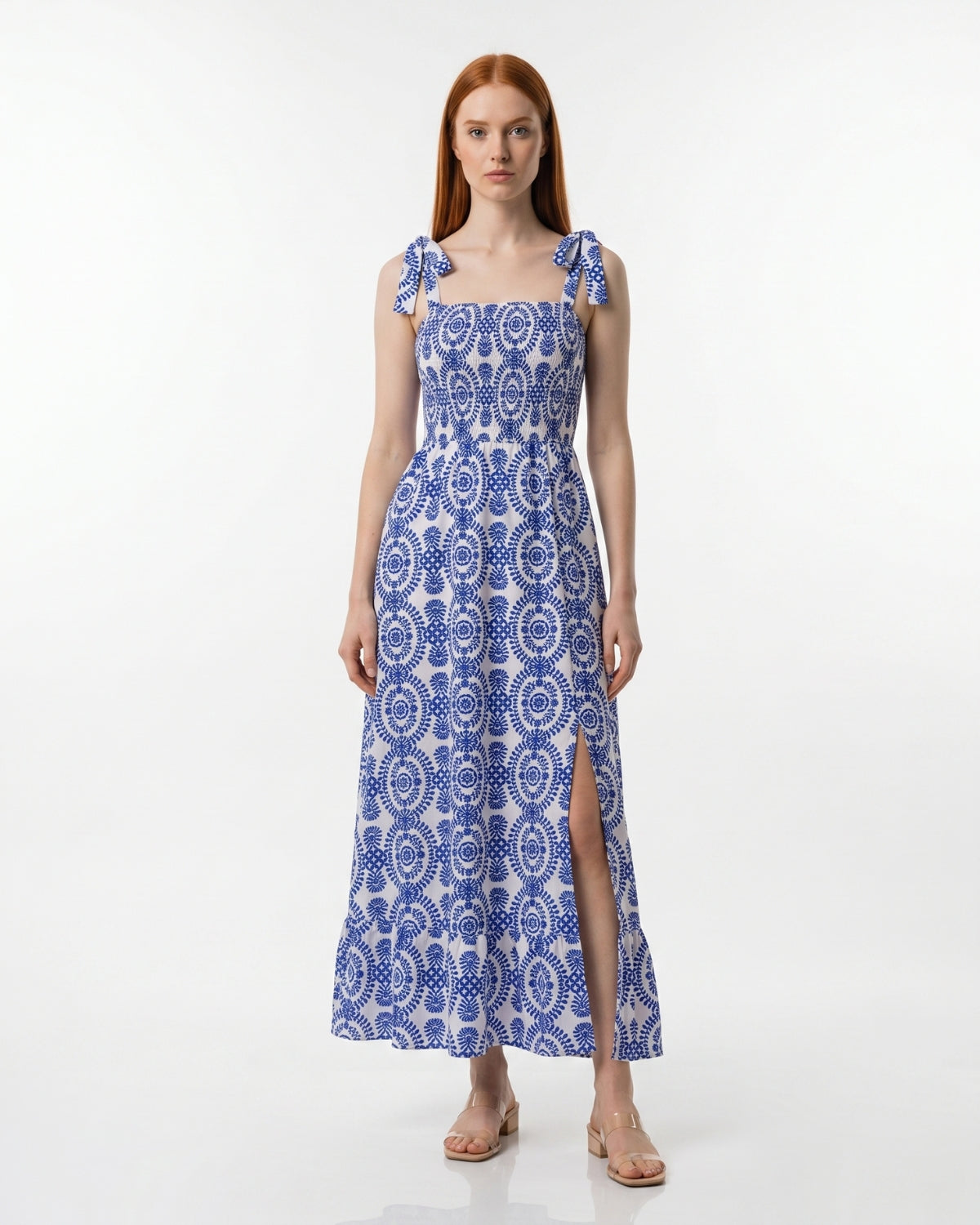 Gaia Maxi Dress - Blue