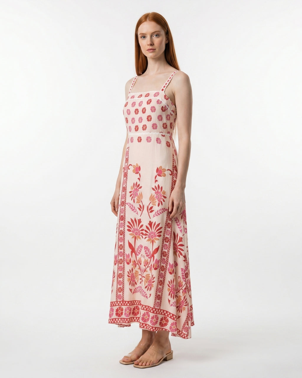 Domitilla Maxi Dress - Pink