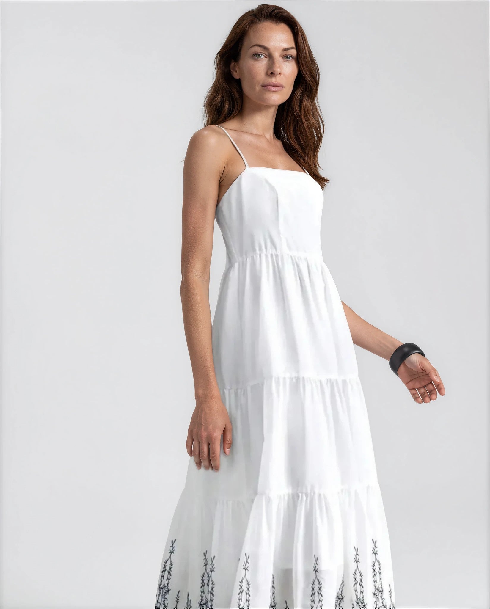 Bianca Women’s Summer Maxi Dress in White