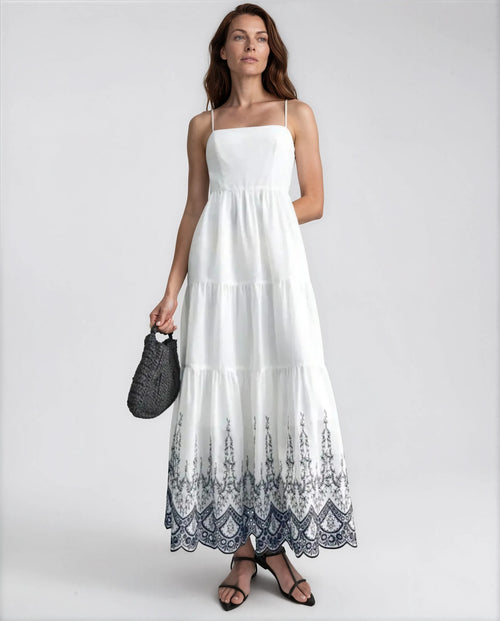 Bianca Women’s Summer Maxi Dress in White