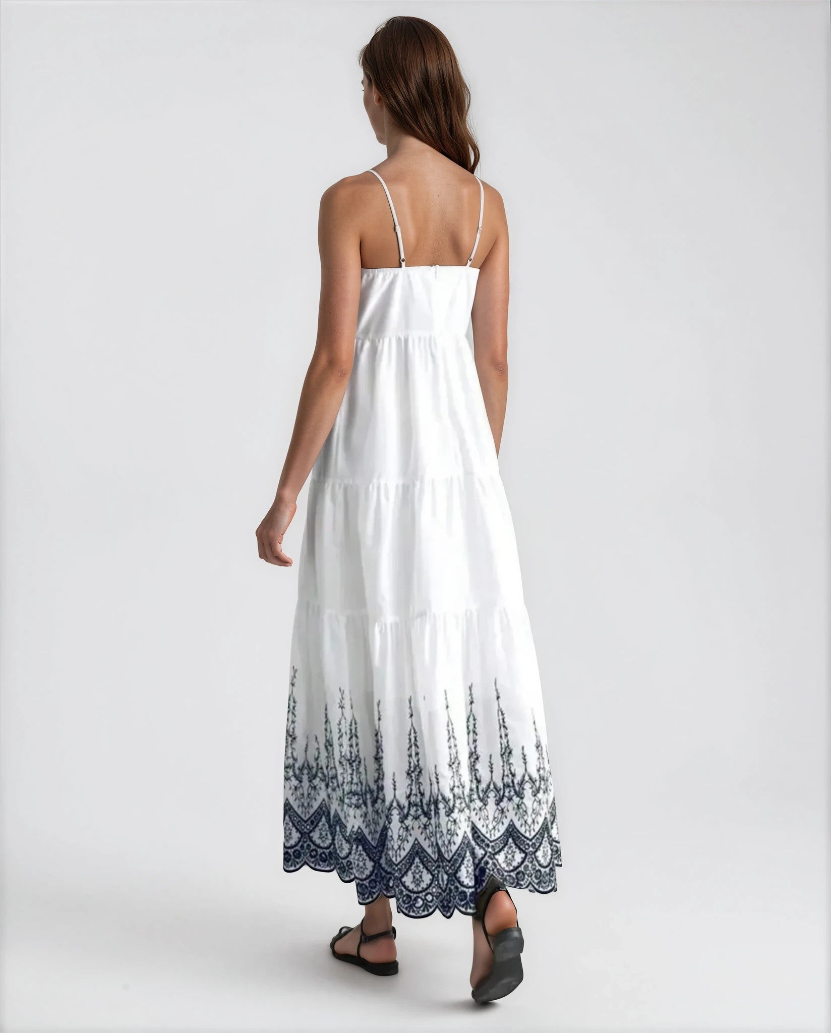 Bianca Women’s Summer Maxi Dress in White