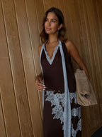 Amalia Lace Trim Matching Set