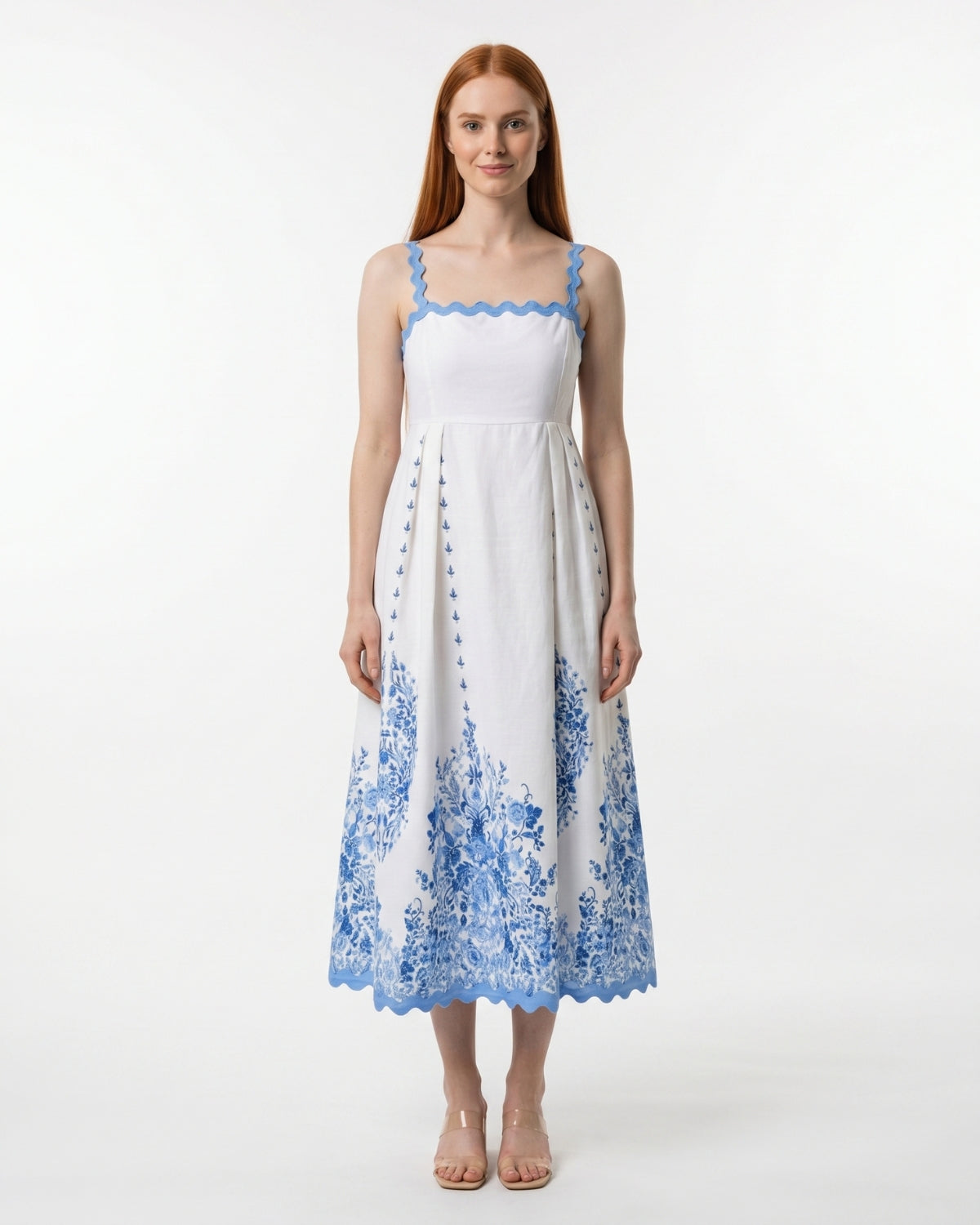 Cornelia Midi Dress - Blue
