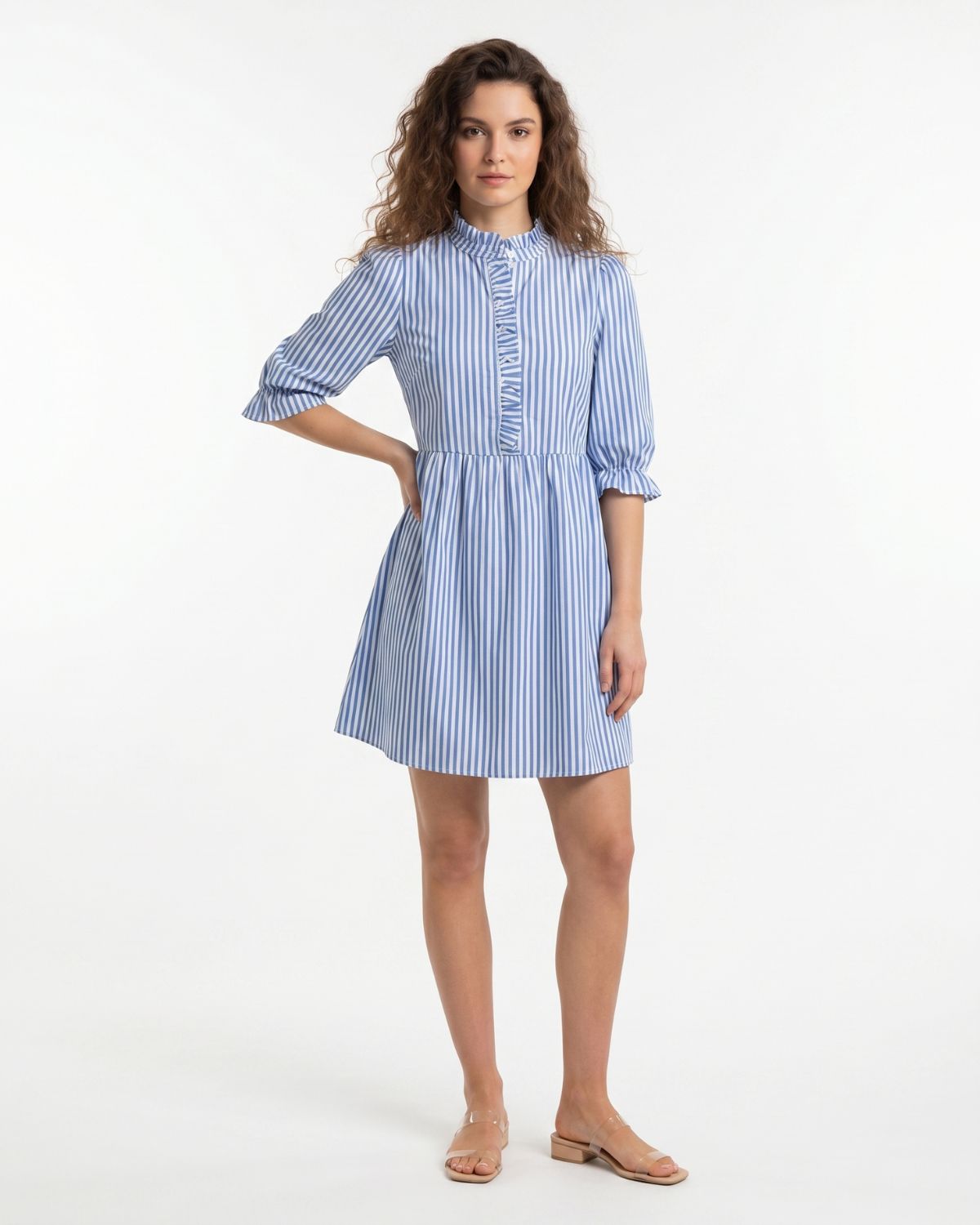 Annetta Mini Dress - Blue