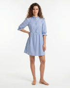 Annetta Mini Dress - Blue