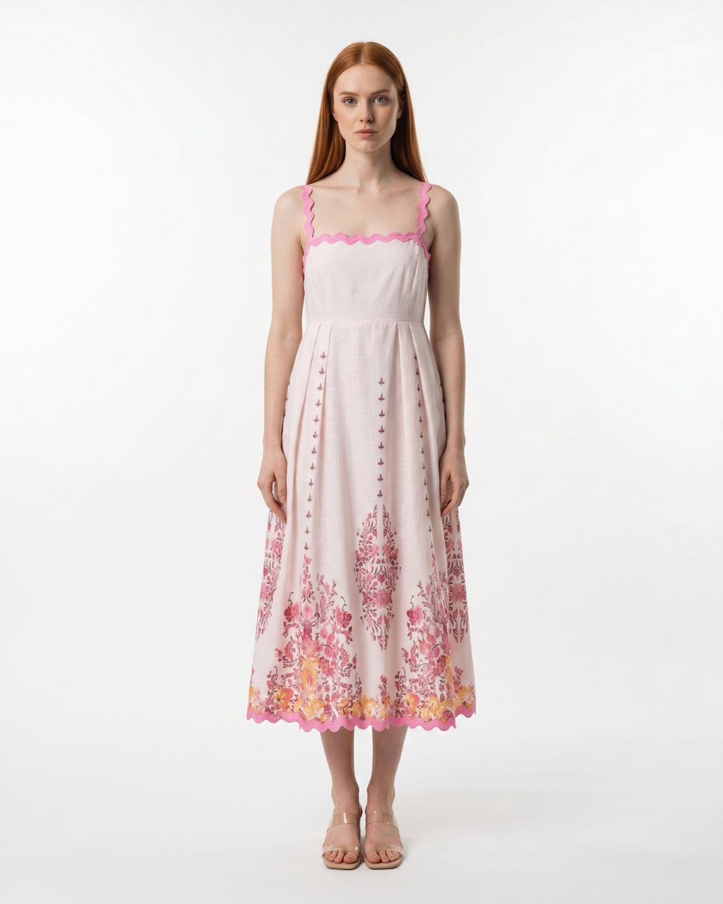 Cornelia Midi Dress - Pink