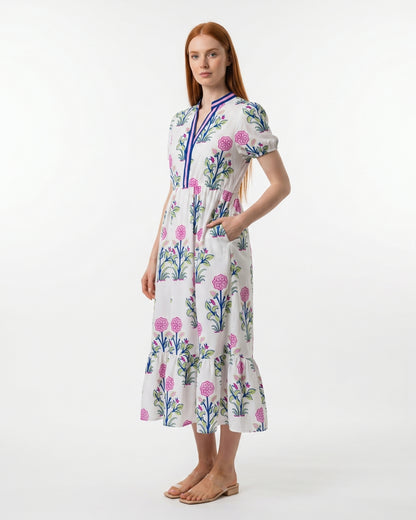 Giacinta Midi Dress - White