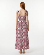 Gaia Maxi Dress - Burgundy