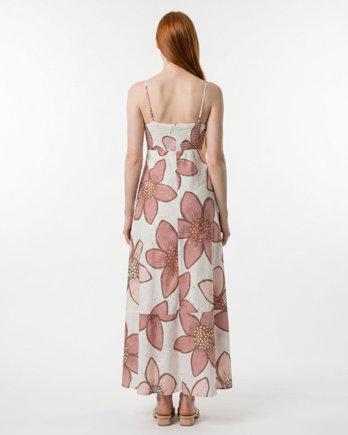Ottavia Maxi Dress - Coral