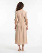Belisaria Midi Dress - Beige