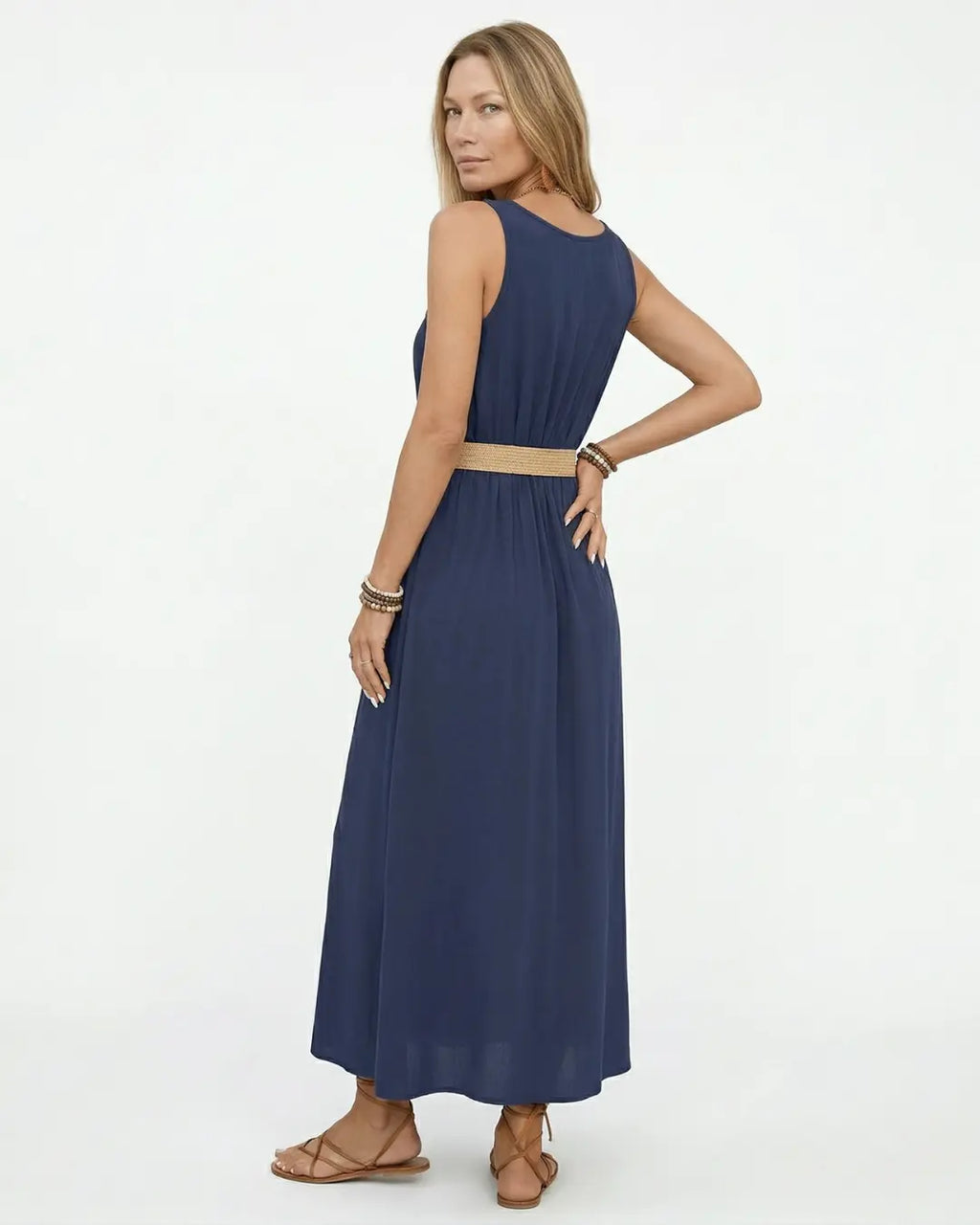 Silvana Maxi Dress - Navy