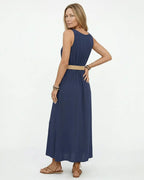Silvana Maxi Dress - Navy