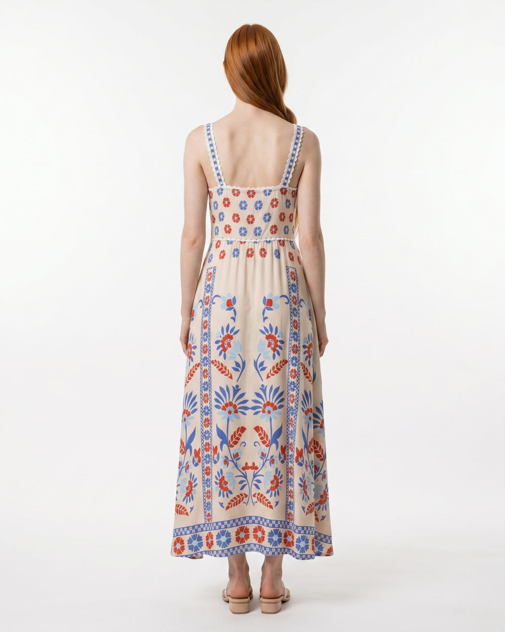 Domitilla Maxi Dress - Blue