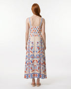 Domitilla Maxi Dress - Blue