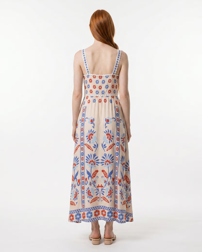 Domitilla Maxi Dress - Blue