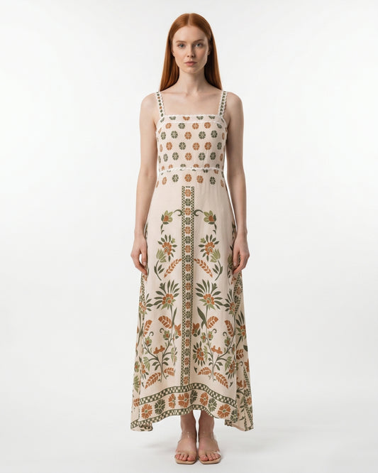Domitilla Maxi Dress - Olive