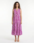 Gemma Midi Dress - Magenta