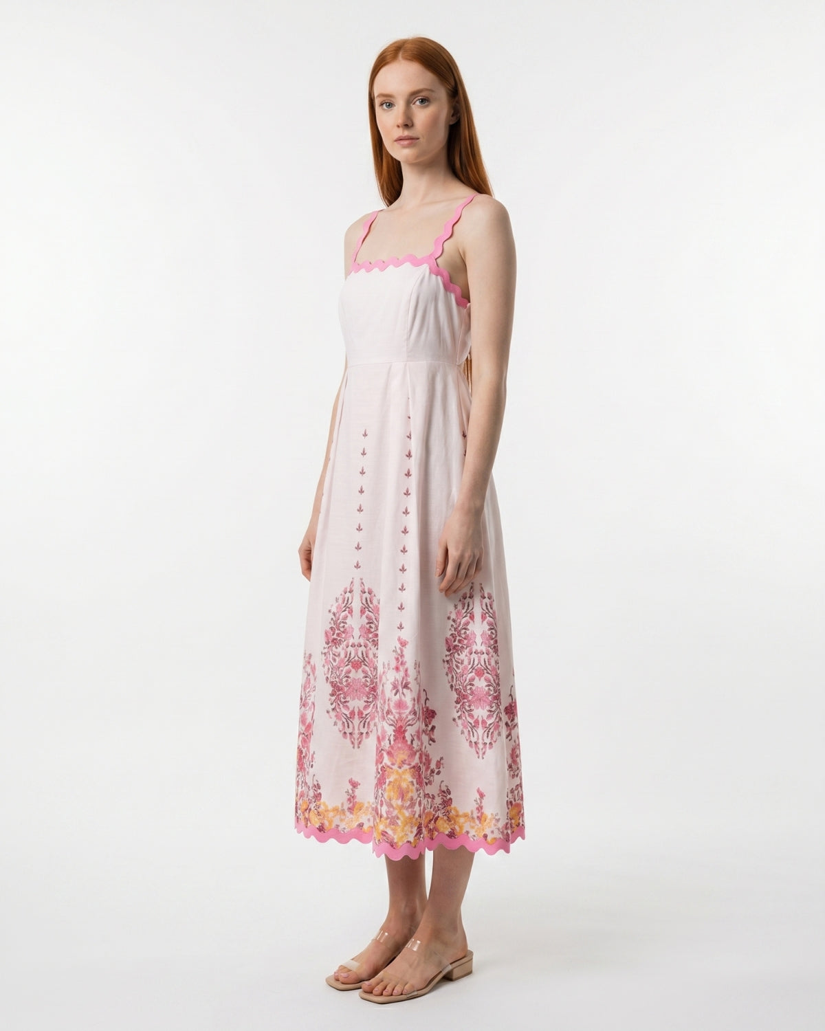 Cornelia Midi Dress - Pink
