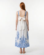 Cornelia Midi Dress - Blue