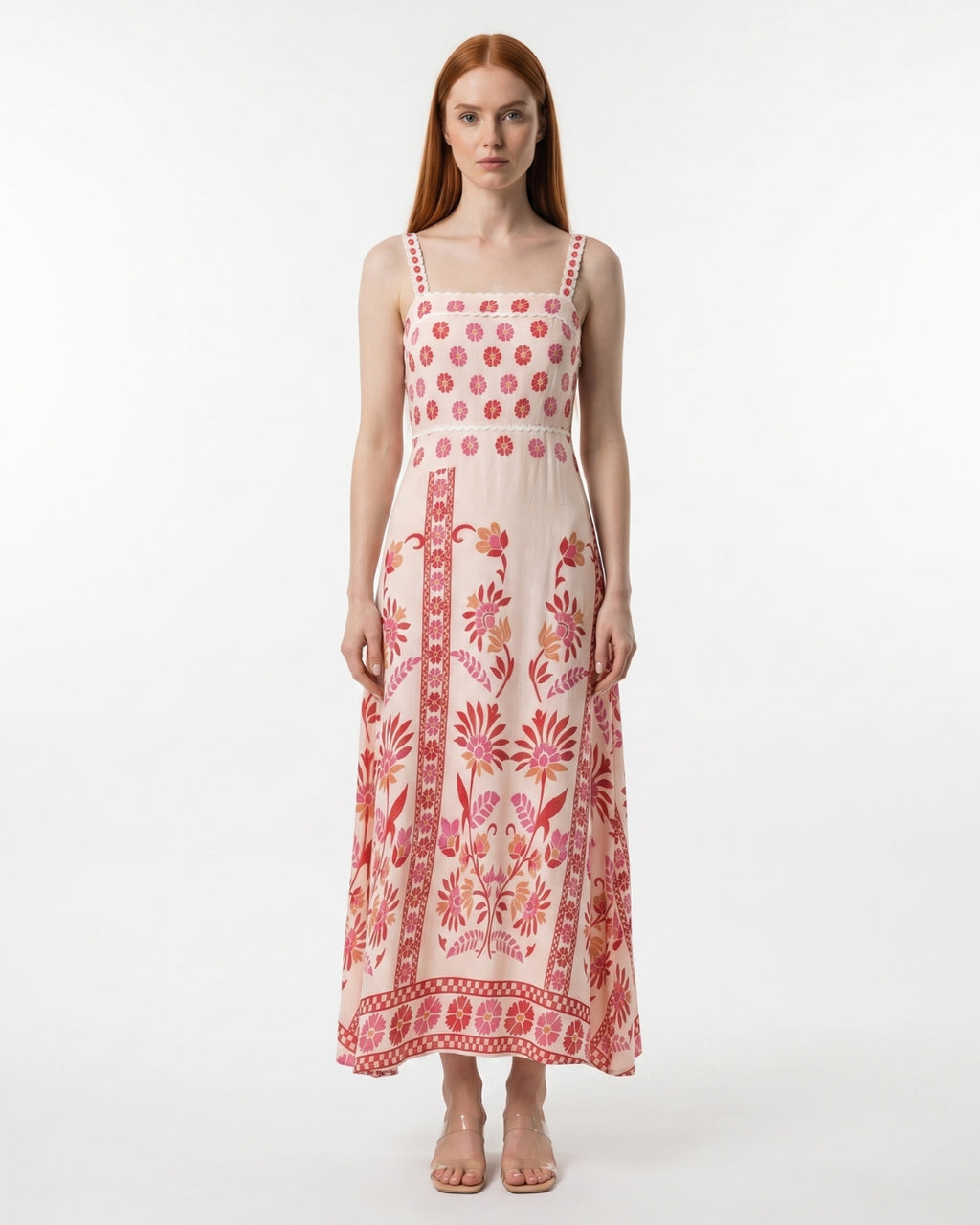 Domitilla Maxi Dress - Pink