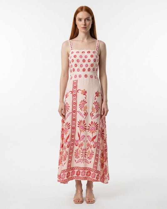 Domitilla Maxi Dress - Pink