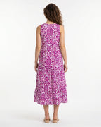 Gemma Midi Dress - Magenta
