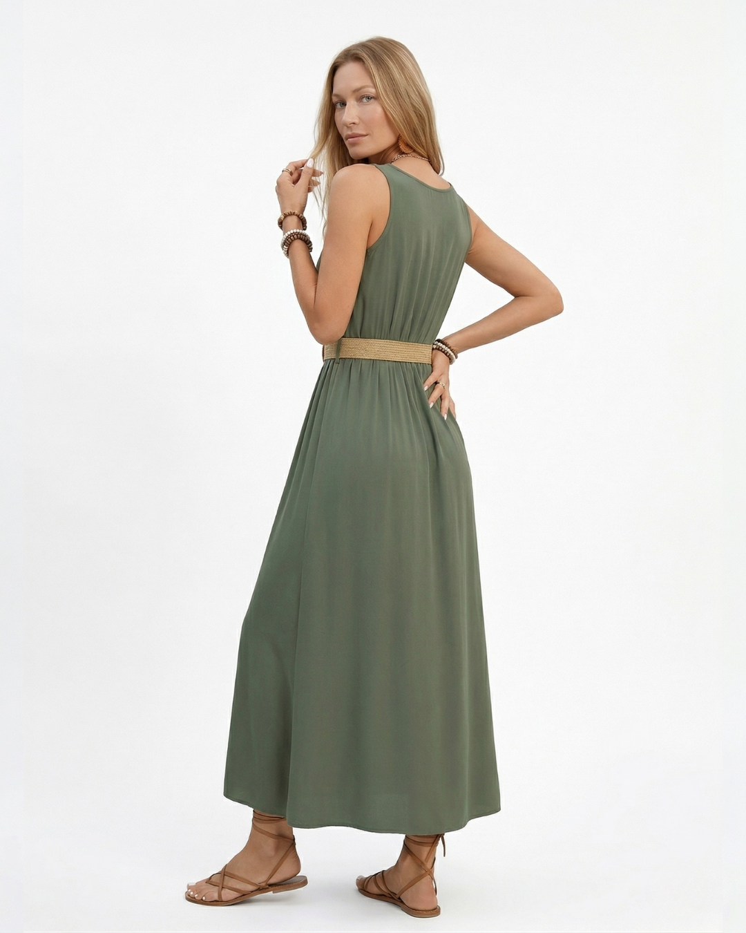 Silvana Maxi Dress - Olive