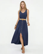Silvana Maxi Dress - Navy