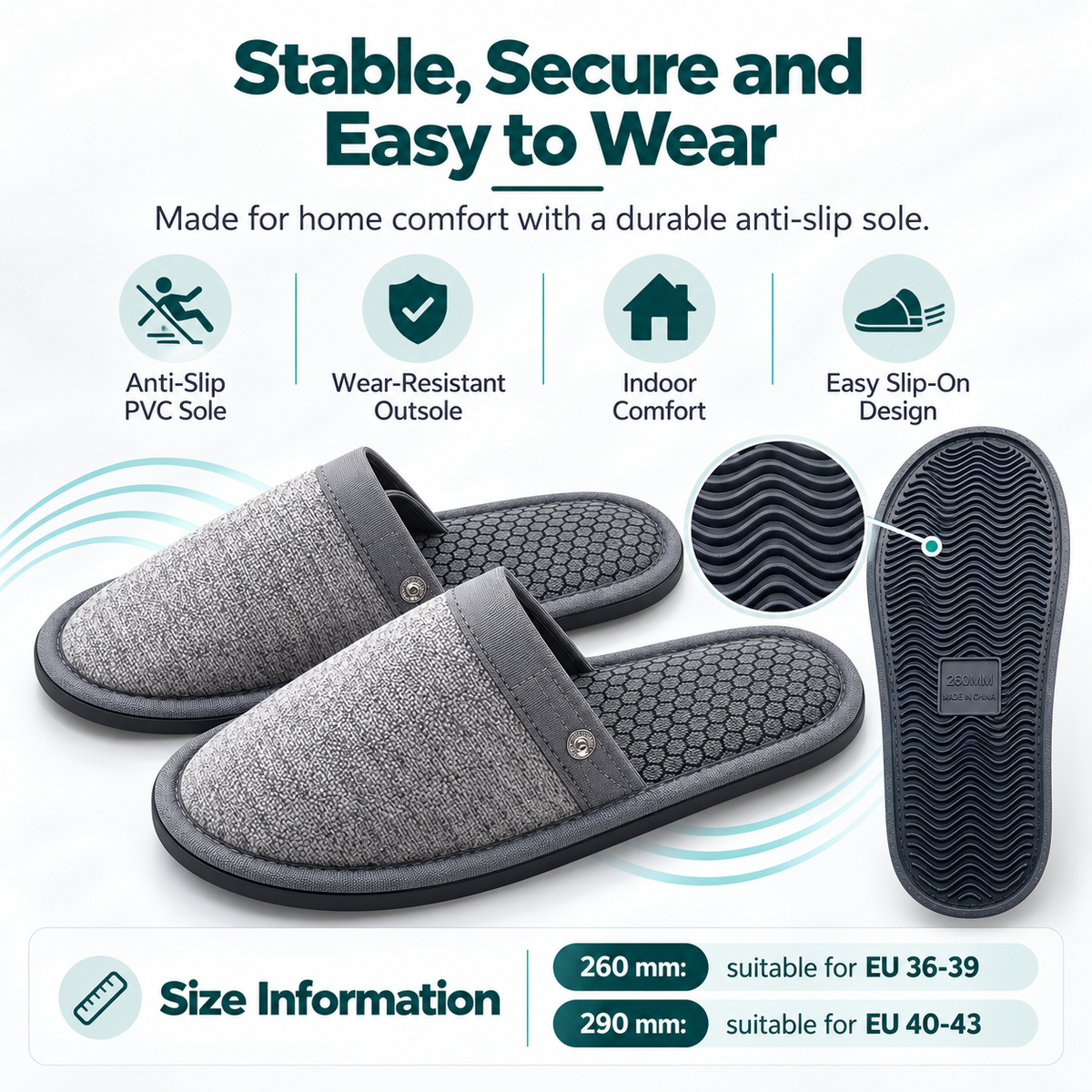 EMS Foot Massager Slippers – Electric Massage Slippers with 8 Modes & 19 Intensity Levels