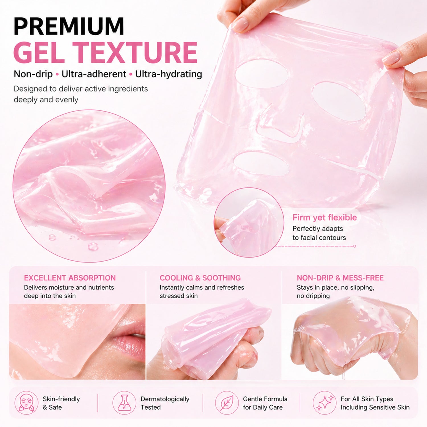 Salmon PDRN Pink Collagen Jelly Gel Mask