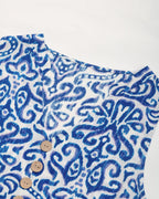 Gemma Midi Dress - Blue