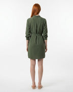 Tullia Mini Dress - Olive Green