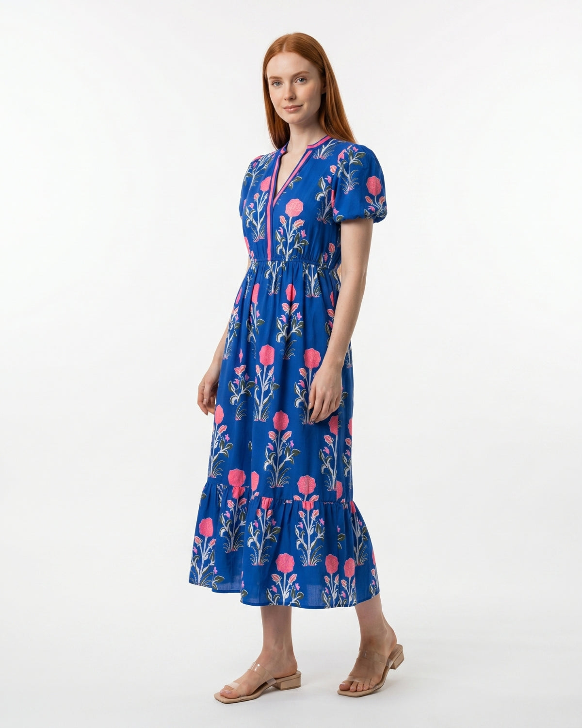 Giacinta Midi Dress - Cobalt Blue