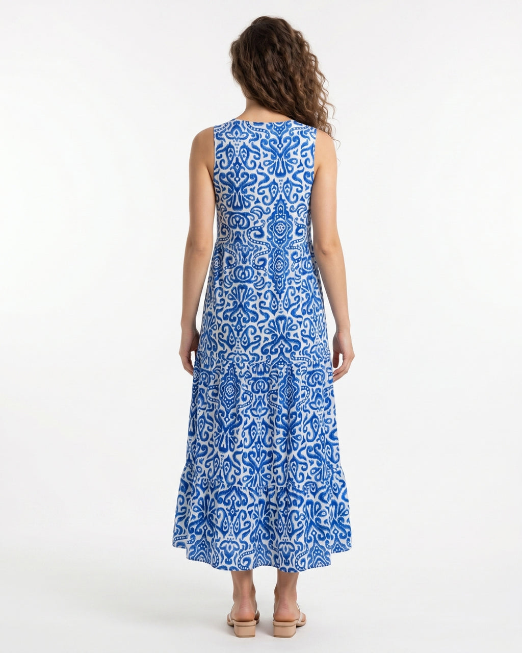 Gemma Midi Dress - Blue