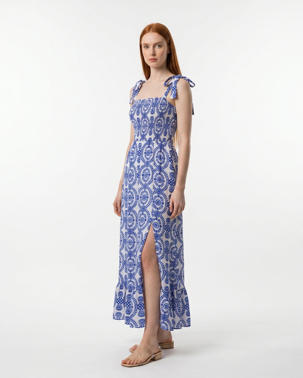 Gaia Maxi Dress - Blue